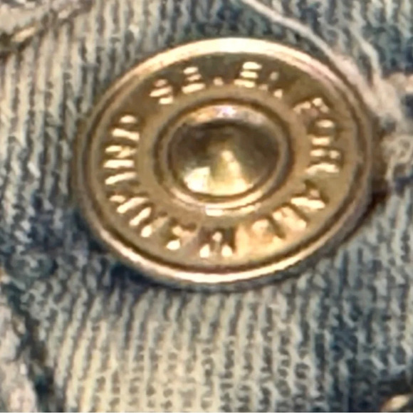 7 For All Mankind Light Washed Blue Jeans SZ 25 - Picture 8 of 8